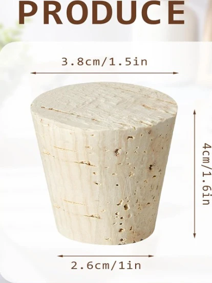 20 Jin Large Caliber Natural Wood Cork Elastic Conical Softwood Stopper for Soaking Wine Bottles Food Grade Sealable Wood Cork
20 Jin Large Caliber Natural Wood Cork Elastic Conical Softwood Stopper for Soaking Wine Bottles Food Grade Sealable Wood Cork
