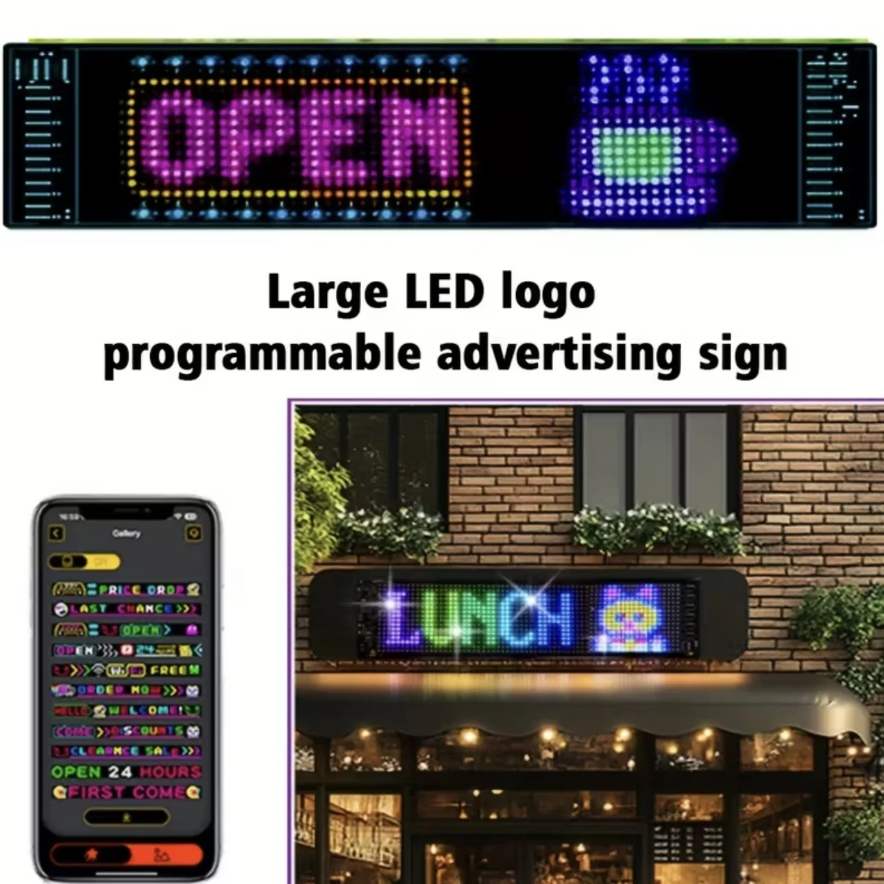 2026AI Remote Controlled LED Soft Screen LED Car Windshield Display Devil Eye Pixel Panel UltraThin Flexible Advertising Light
2026AI Remote Controlled LED Soft Screen LED Car Windshield Display Devil Eye Pixel Panel UltraThin Flexible Advertising Light