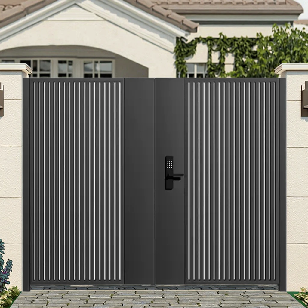 Modern Swing Aluminum Alloy Garden Gate Intelligent Automatic Outdoor Art Main Gate for VillasCustomizable
Modern Swing Aluminum Alloy Garden Gate Intelligent Automatic Outdoor Art Main Gate for VillasCustomizable