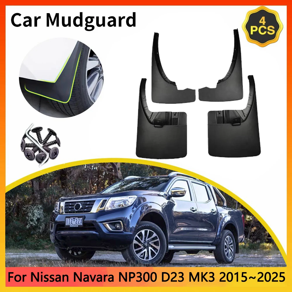 For Nissan Navara NP300 D23 MK3 2015~2025 2016 Car Mudguards Mudflap Mudguard Splash Guards Mud Flaps Fender accessories Auto
For Nissan Navara NP300 D23 MK3 2015~2025 2016 Car Mudguards Mudflap Mudguard Splash Guards Mud Flaps Fender accessories Auto
