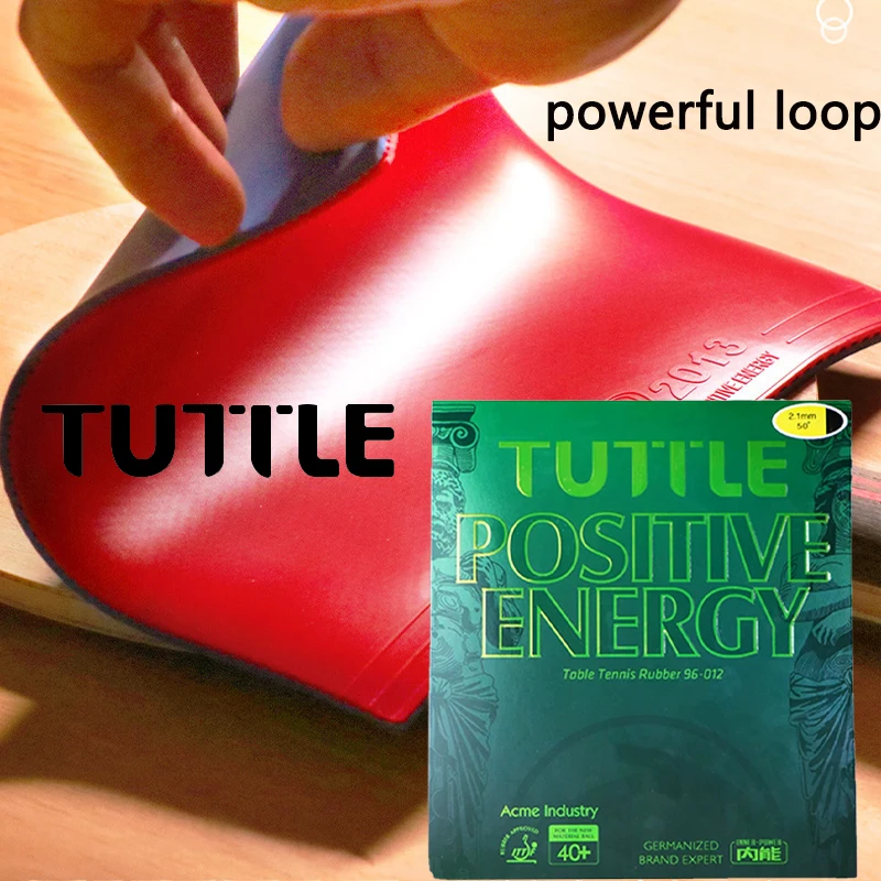 TUTTLE Positive Energy Table Tennis Rubber Sheet Pimples In High Elastic Sponge ITTF Standard Ping Pong Rubber Arc Fast Attack
TUTTLE Positive Energy Table Tennis Rubber Sheet Pimples In High Elastic Sponge ITTF Standard Ping Pong Rubber Arc Fast Attack