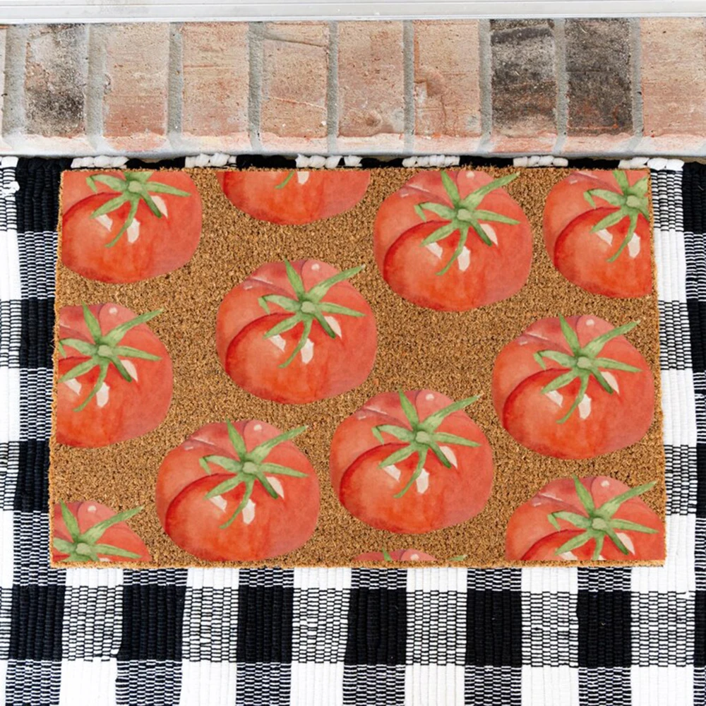 Cottage Core Tomato Doormat Watercolor Tomato Whimsy Home Decor Gardeners Tomato Themed Gift Colorful Natural Non Slip Rug
Cottage Core Tomato Doormat Watercolor Tomato Whimsy Home Decor Gardeners Tomato Themed Gift Colorful Natural Non Slip Rug