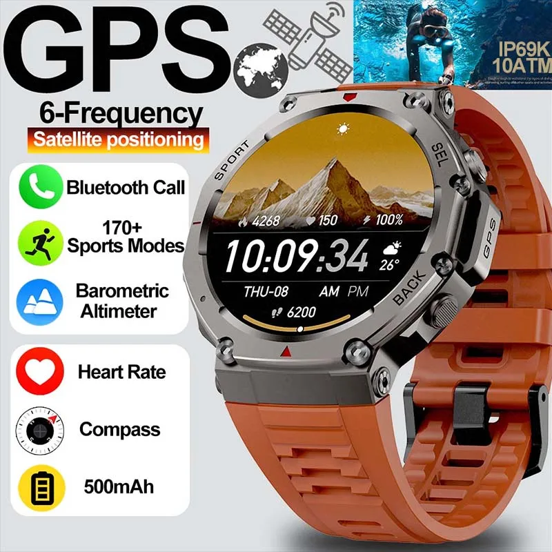 Точные умные часы с GPS, 10 АТМ, водонепроницаемые, встроенные, двухдиапазонные, GNSS, компас, военные спортивные умные часы для мужчин, новинка 2025 года для Xiaomi IOS
Точные умные часы с GPS, 10 АТМ, водонепроницаемые, встроенные, двухдиапазонные, GNSS, компас, военные спортивные умные часы для мужчин, новинка 2025 года для Xiaomi IOS