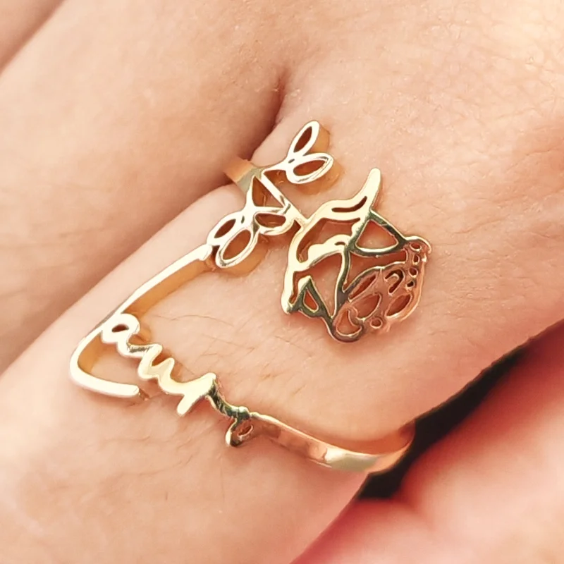 Customize distinctive ring font, choose name, ladies jewelry gift, ladies hand-held ring
Customize distinctive ring font, choose name, ladies jewelry gift, ladies hand-held ring