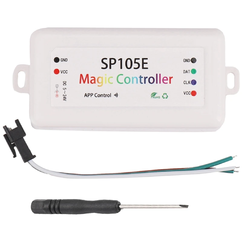 2X SP105E беспроводной Bluetooth контроллер APP WS2811 WS2812B WS2801 SK6812 APA102 индивидуально адресуемый программируемый
2X SP105E беспроводной Bluetooth контроллер APP WS2811 WS2812B WS2801 SK6812 APA102 индивидуально адресуемый программируемый