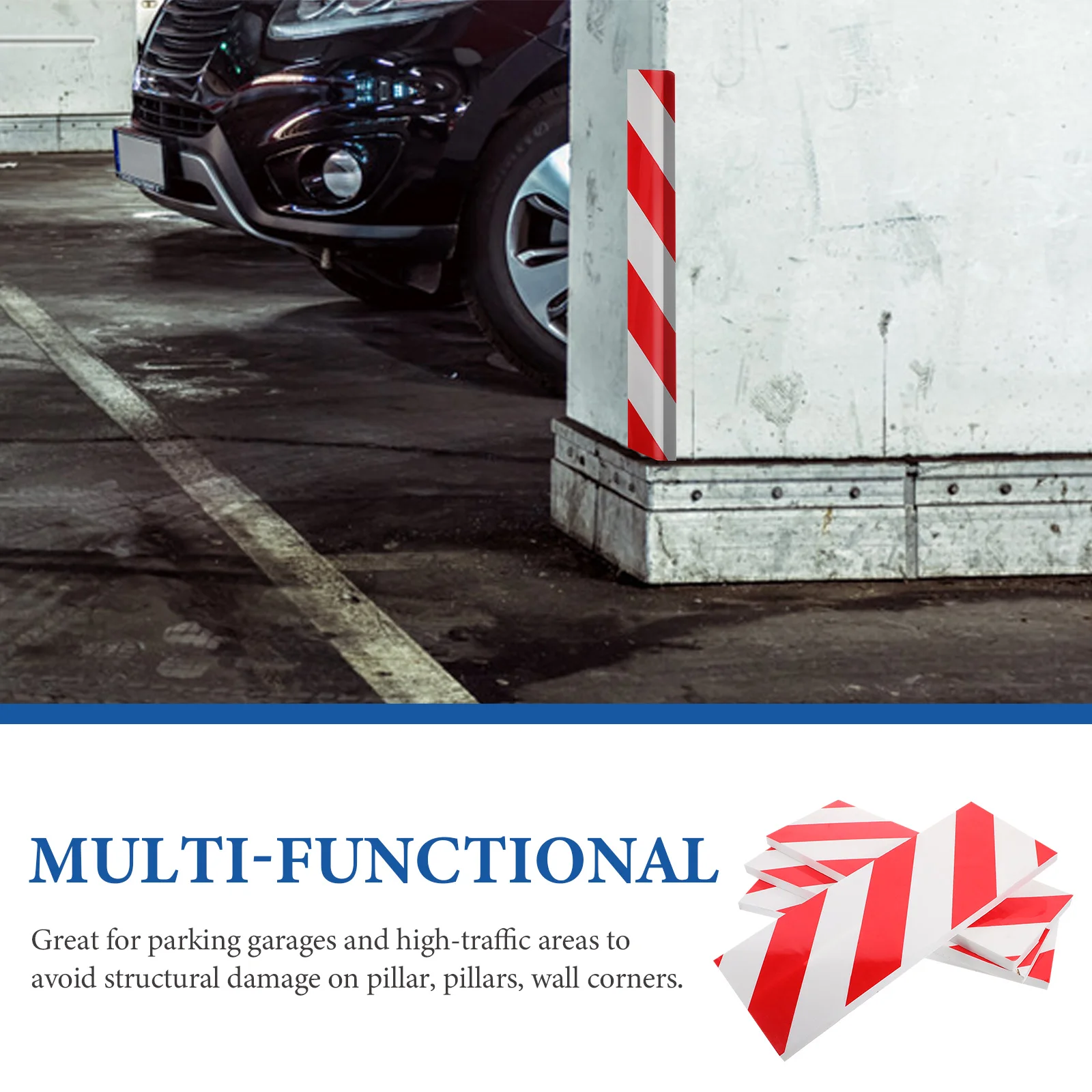 4 Pcs 40x15x1.5CM Red White Garage Wall Protector Foam Corner Guards Reflective Strips Durable Material Bright Warning Excellent
4 Pcs 40x15x1.5CM Red White Garage Wall Protector Foam Corner Guards Reflective Strips Durable Material Bright Warning Excellent