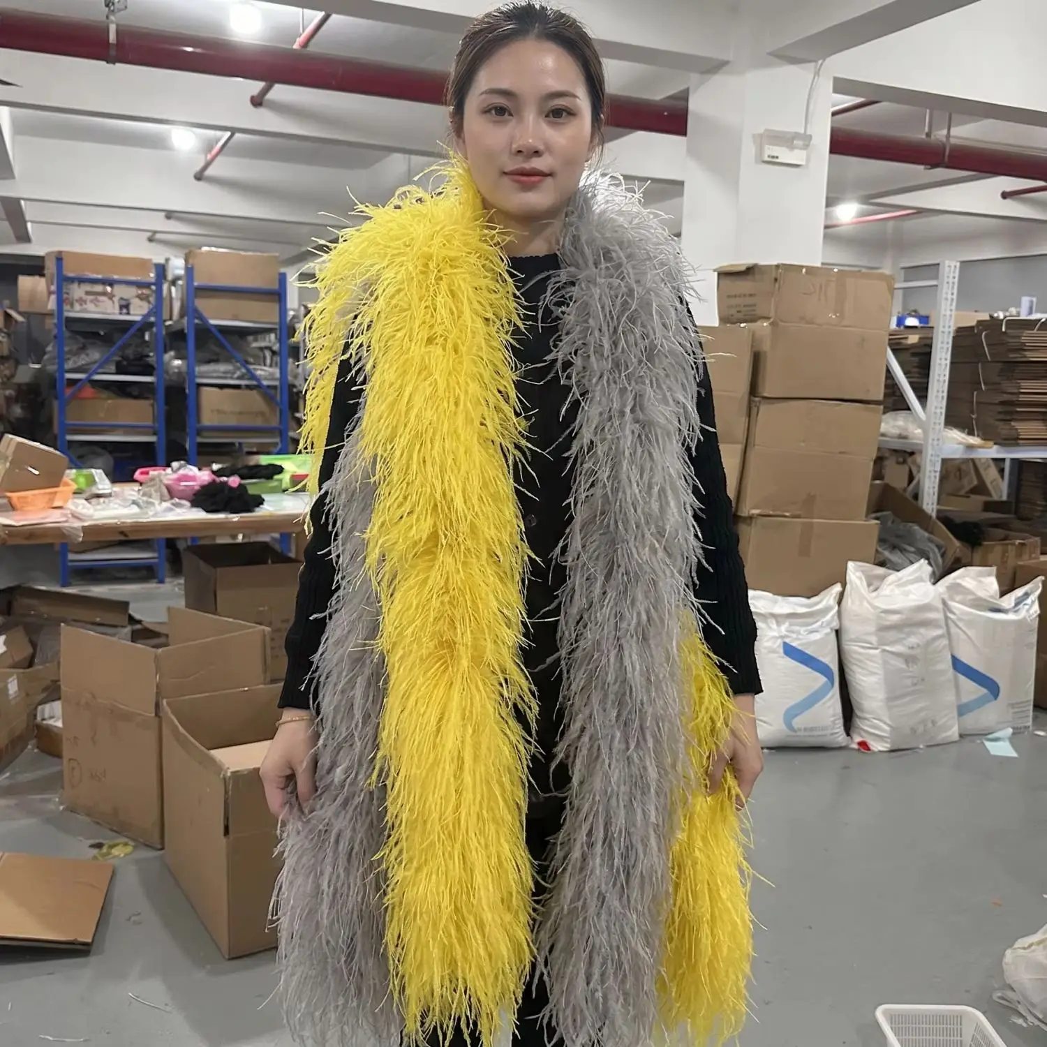 0.5/1/2/3/4M Colorful Ostrich Feather Boa 10Ply Shawl Fluffy Plumas Boas Scarfs Wedding Decor Diy Party Creative Clothing Crafts
0.5/1/2/3/4M Colorful Ostrich Feather Boa 10Ply Shawl Fluffy Plumas Boas Scarfs Wedding Decor Diy Party Creative Clothing Crafts