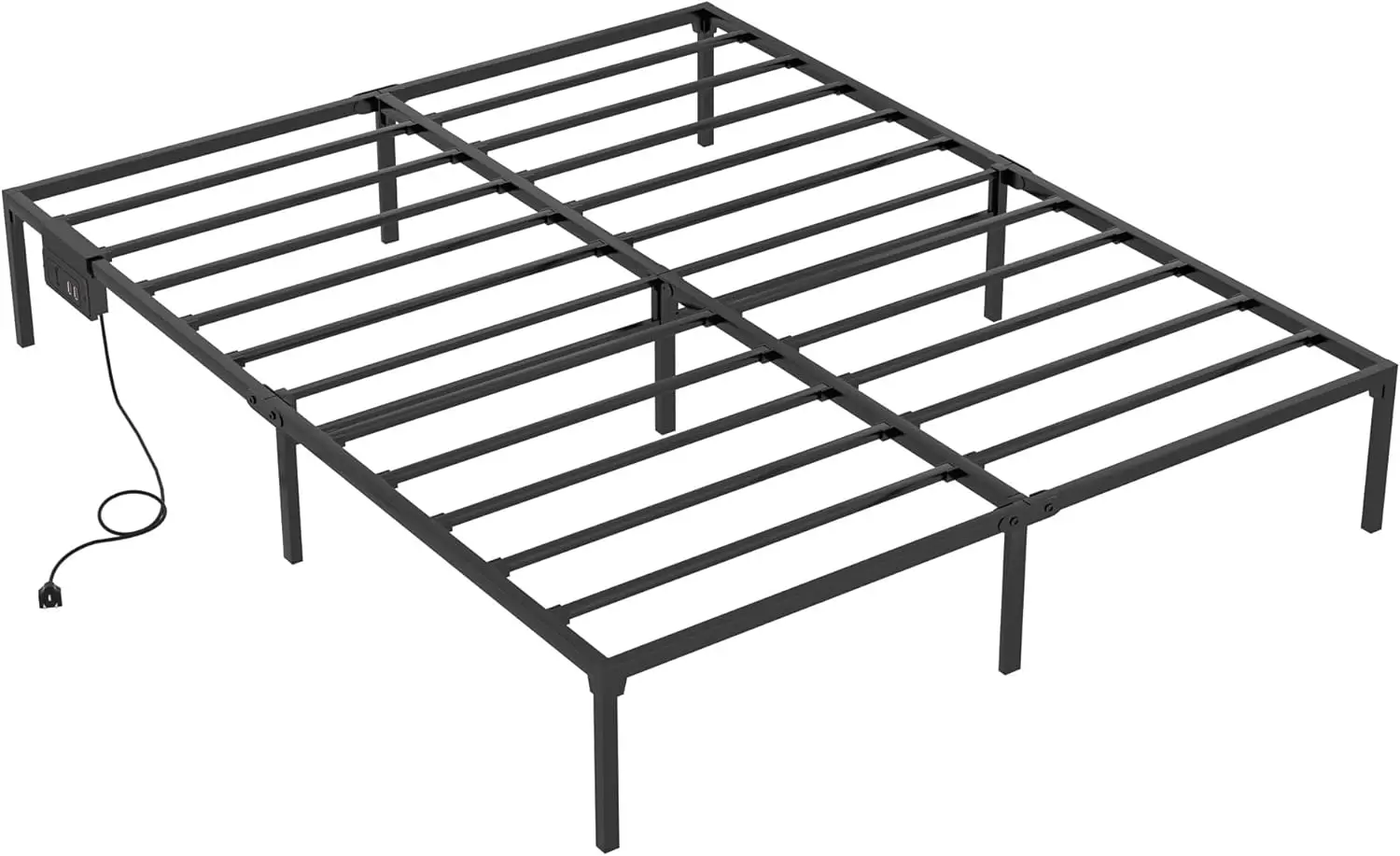 14"" King Size Bed Frame With Charging Station/Quick Lock No Screws/Metal Platform/Mattress Foundation/No Box Spring Needed
14"" King Size Bed Frame With Charging Station/Quick Lock No Screws/Metal Platform/Mattress Foundation/No Box Spring Needed