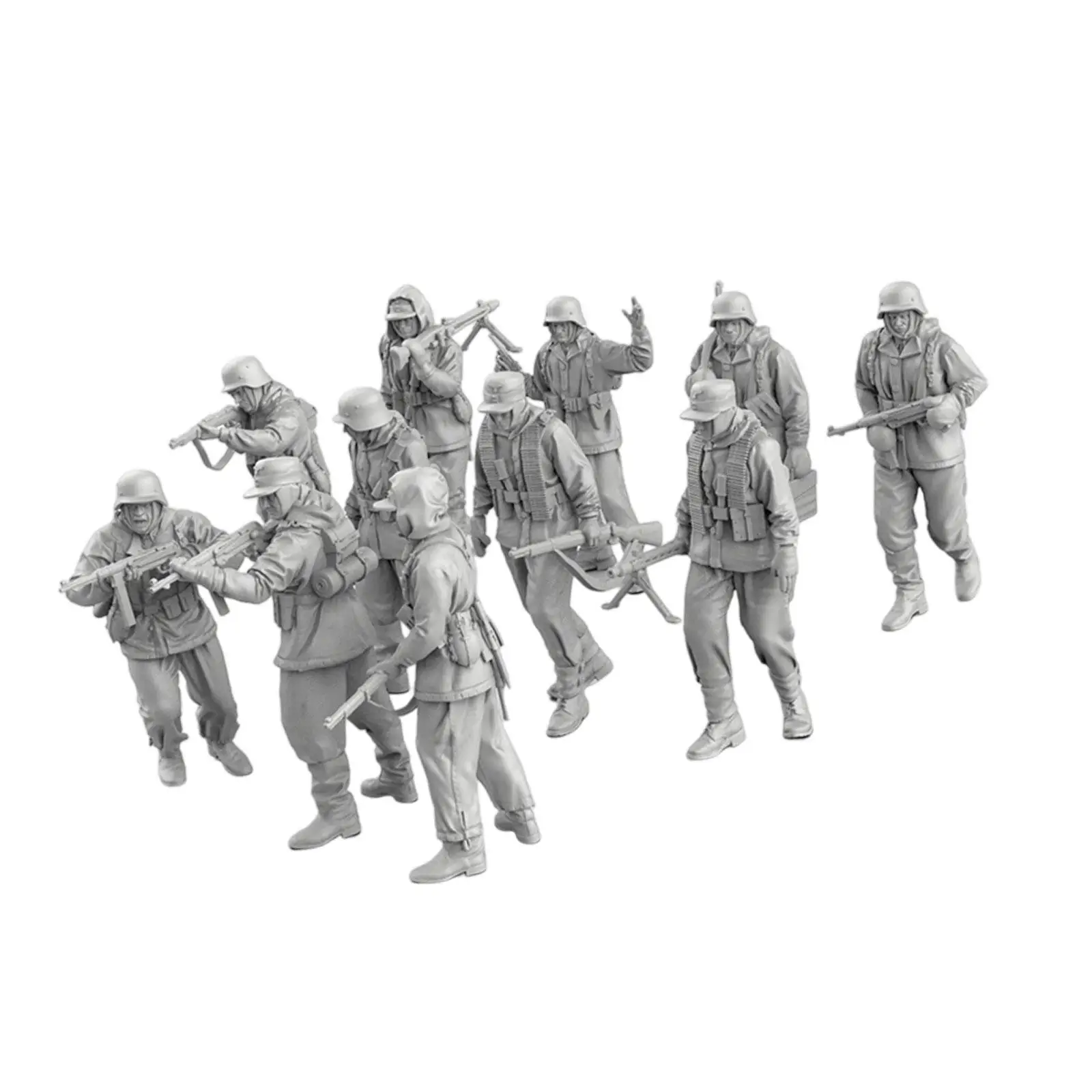 11Pcs 1:64 Scale German Soldier Models Kit Art Miniature Figurines for Game Sand Table Modeling Enthusiast Dollhouse Decoration
11Pcs 1:64 Scale German Soldier Models Kit Art Miniature Figurines for Game Sand Table Modeling Enthusiast Dollhouse Decoration