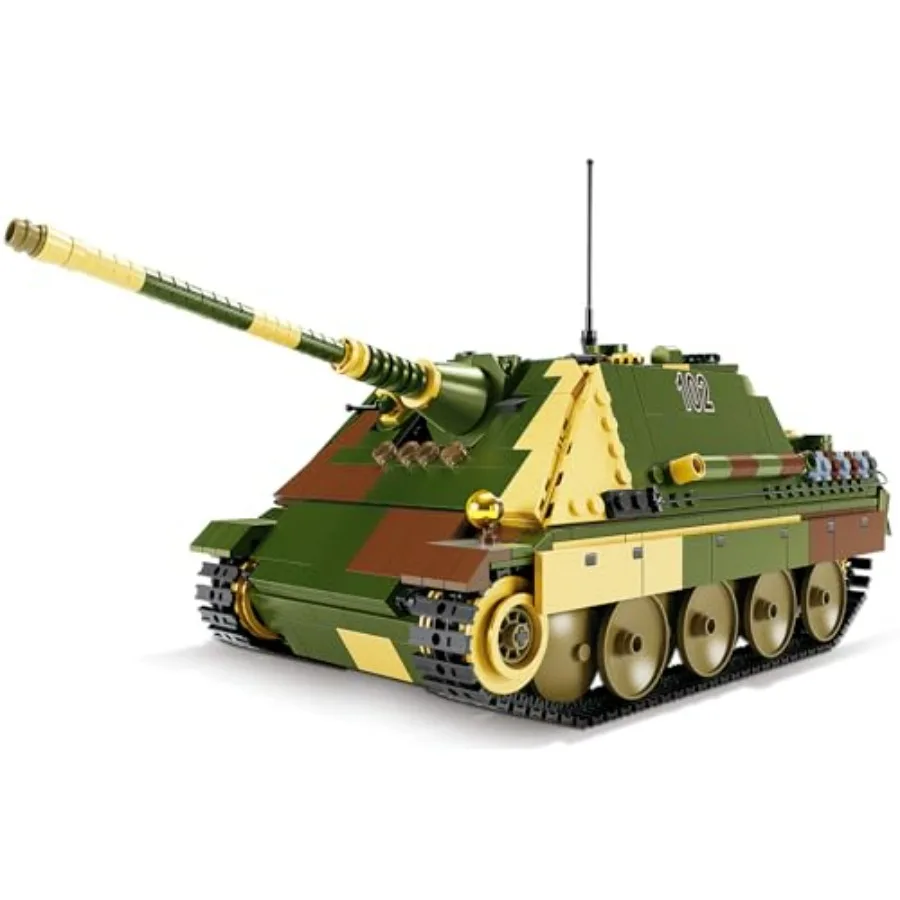 Military Tank Building Set for Adults WW2 Collectible German Jagdpanther Tank Model in Green with Detailed Features Great Gift
Military Tank Building Set for Adults WW2 Collectible German Jagdpanther Tank Model in Green with Detailed Features Great Gift
