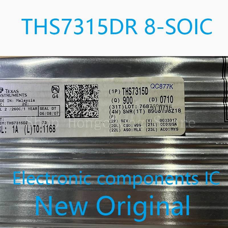 IC New Original THS7315DR THS7315DRG4 THS7315D THS7315 7315 Marking 8SOP Video Amp Triple 5.5V INTEGRATED CIRCUITS CHIP 10PCS
IC New Original THS7315DR THS7315DRG4 THS7315D THS7315 7315 Marking 8SOP Video Amp Triple 5.5V INTEGRATED CIRCUITS CHIP 10PCS
