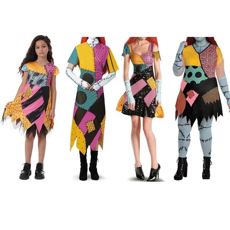 Recalling Halloween costumes, holiday parties, performance costumes, Christmas Eve horror Sally girl dress
Recalling Halloween costumes, holiday parties, performance costumes, Christmas Eve horror Sally girl dress