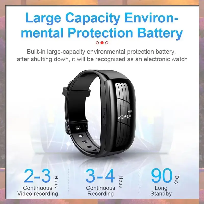 Top Sale High-Resolution 1080P Camera Watch, Professional Voice And Video Recorder Bracelet For Covert Home Use, 32G
Top Sale High-Resolution 1080P Camera Watch, Professional Voice And Video Recorder Bracelet For Covert Home Use, 32G
