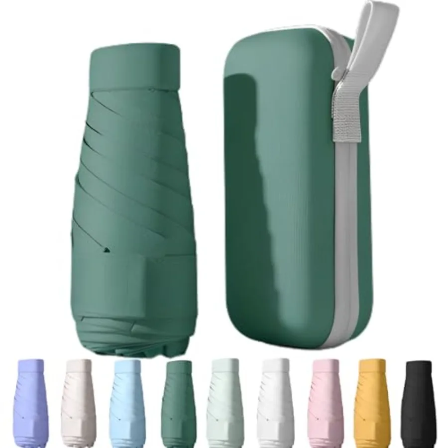 UPF50+ Mini Travel Sun Umbrella for Purse With Case, Small Compact UV Umbrella Protection Sun, Lightweight Portable Parasol Win
UPF50+ Mini Travel Sun Umbrella for Purse With Case, Small Compact UV Umbrella Protection Sun, Lightweight Portable Parasol Win