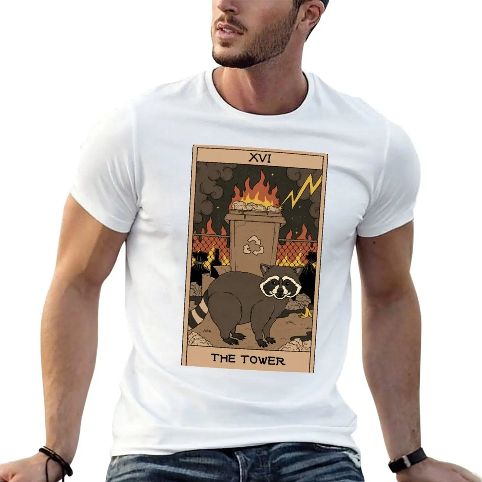 shirt man The shirts t cotton Raccoons quality high t T-Shirt - cotton Tarot Tower
shirt man The shirts t cotton Raccoons quality high t T-Shirt - cotton Tarot Tower
