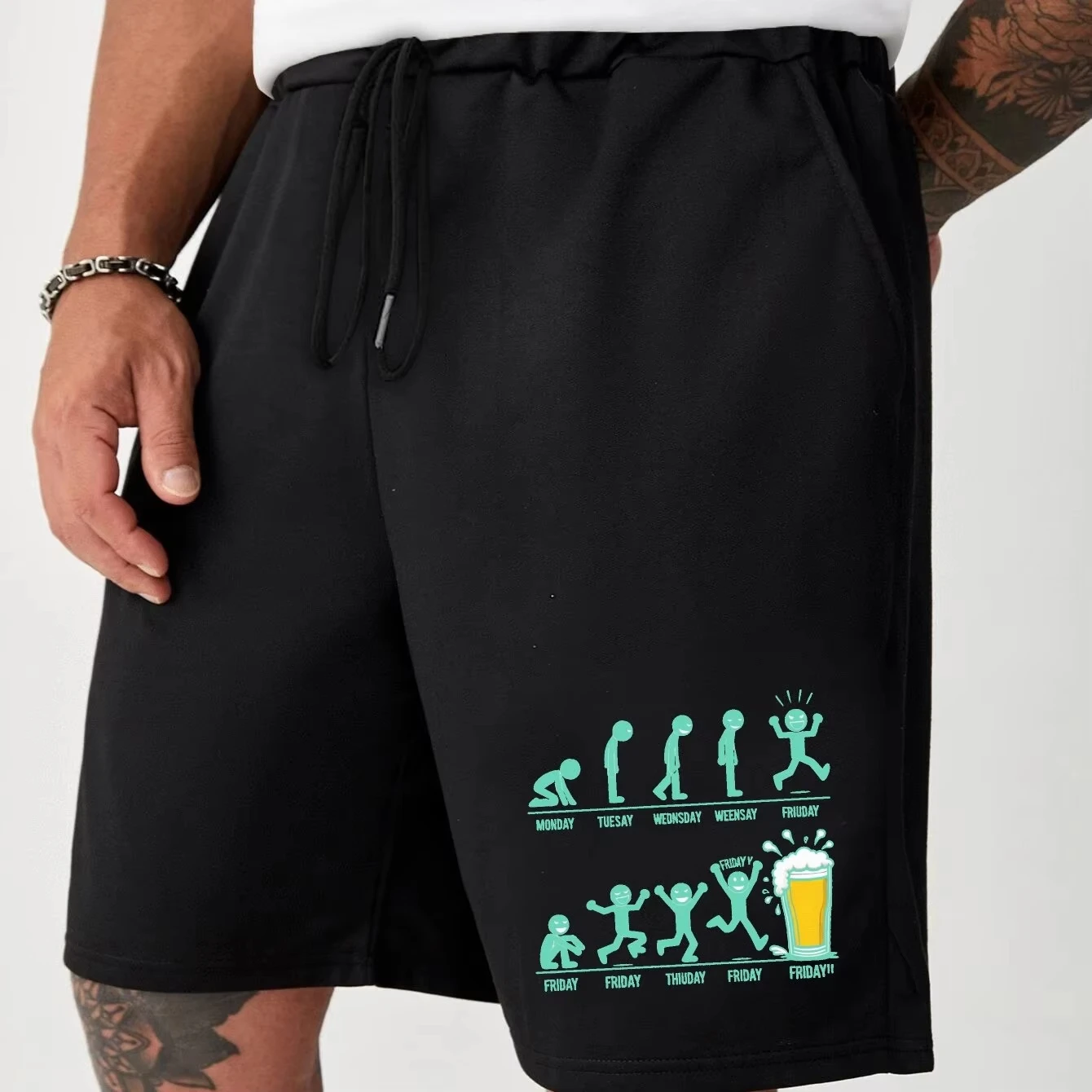 Men's Happy Weekend Shorts Men's Summer Casual Versatile Sports American Trendy Outerwear Shorts Summer Beach Pants
Men's Happy Weekend Shorts Men's Summer Casual Versatile Sports American Trendy Outerwear Shorts Summer Beach Pants