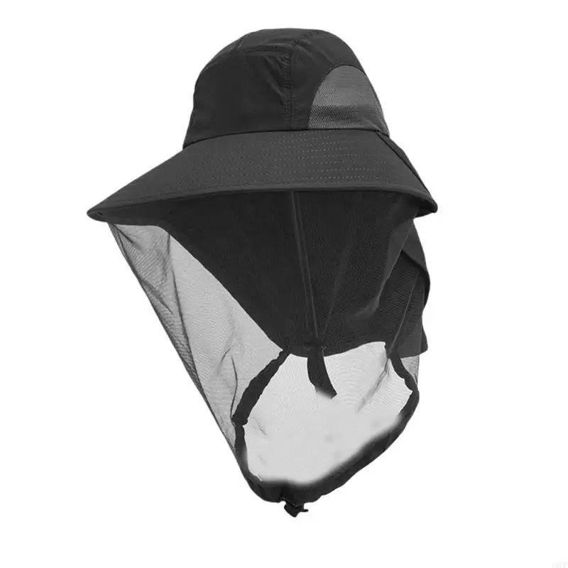 Men's Quick Dry Fisherman Hat Mosquitoes Guard Face Cover Fisherman Hat with Adjustable Strap 
Men's Quick Dry Fisherman Hat Mosquitoes Guard Face Cover Fisherman Hat with Adjustable Strap