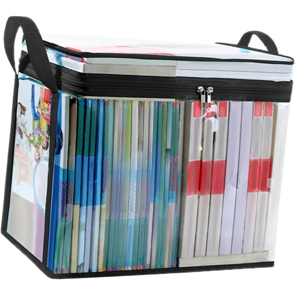 Book storage bag - clear book storage bag, | heavy duty case with handle, zipper clear book storage bag
Book storage bag - clear book storage bag, | heavy duty case with handle, zipper clear book storage bag