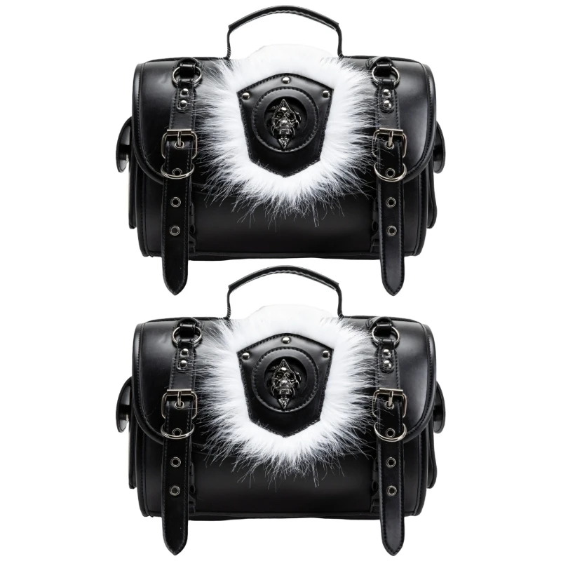Retro Punk Motorcycle Saddlebag Water Resistant PU Leather Large Capacity Storage For Outdoor Riding
Retro Punk Motorcycle Saddlebag Water Resistant PU Leather Large Capacity Storage For Outdoor Riding