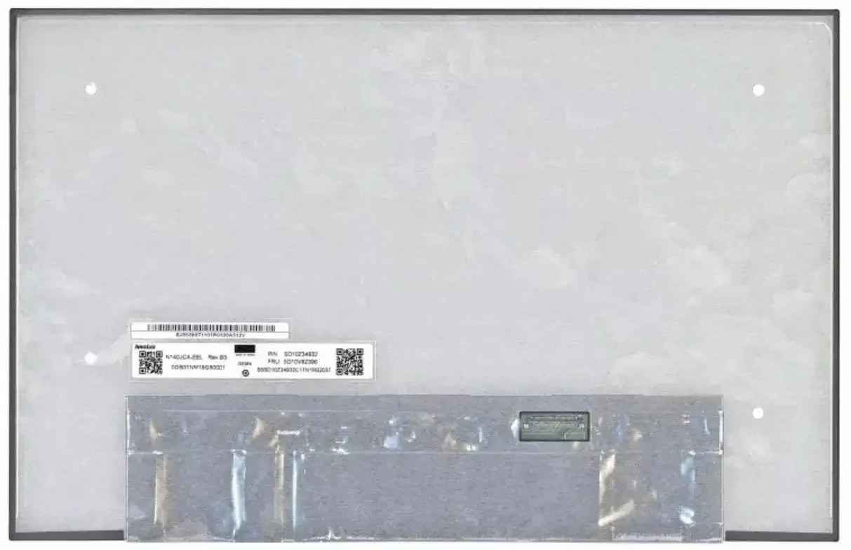 N140JCA-EEL 14-дюймовый ЖК-экран для ноутбука без сенсорного экрана, тонкая IPS-панель FHD 1920x1200 EDP, 30 контактов, 60 Гц
N140JCA-EEL 14-дюймовый ЖК-экран для ноутбука без сенсорного экрана, тонкая IPS-панель FHD 1920x1200 EDP, 30 контактов, 60 Гц