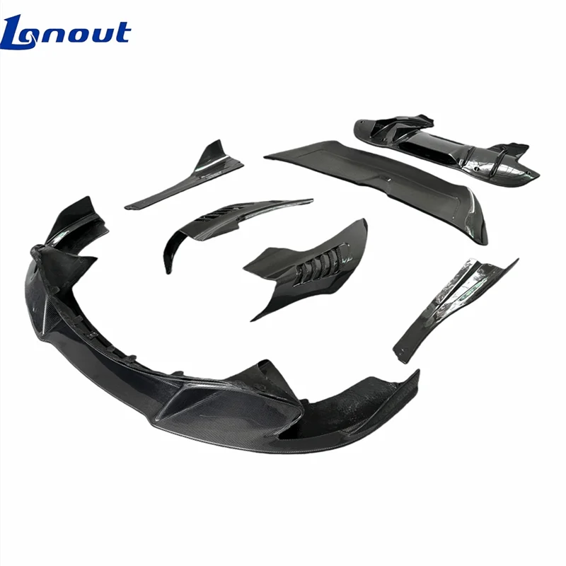 V Style Carbon Fiber Front and Rear Diffusers Side Skirts Fenders Rear Spoiler for McLaren 720S Upgarding Performance Body Kit
V Style Carbon Fiber Front and Rear Diffusers Side Skirts Fenders Rear Spoiler for McLaren 720S Upgarding Performance Body Kit