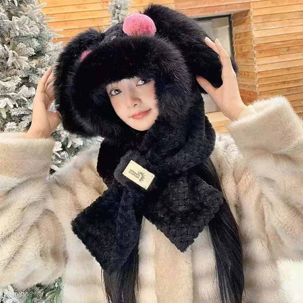 Удобная вязаная шапка с мультяшными кроличьими ушками, утолщенный пуловер с красным лицом, шапки с защитой ушей, теплая шапка-бини для женщин и девочек
Удобная вязаная шапка с мультяшными кроличьими ушками, утолщенный пуловер с красным лицом, шапки с защитой ушей, теплая шапка-бини для женщин и девочек