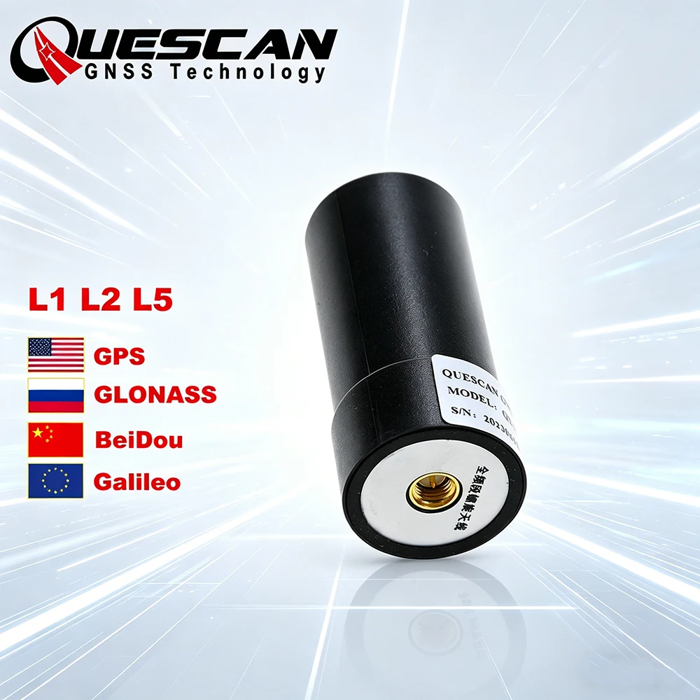 QUESCAN QT25 All-Band Active Helix GPS GNSS Antenna L1L2L5 RTK GPS Galileo BeiDou GLONASS Antenna for RTK Module GPS Antenna
QUESCAN QT25 All-Band Active Helix GPS GNSS Antenna L1L2L5 RTK GPS Galileo BeiDou GLONASS Antenna for RTK Module GPS Antenna