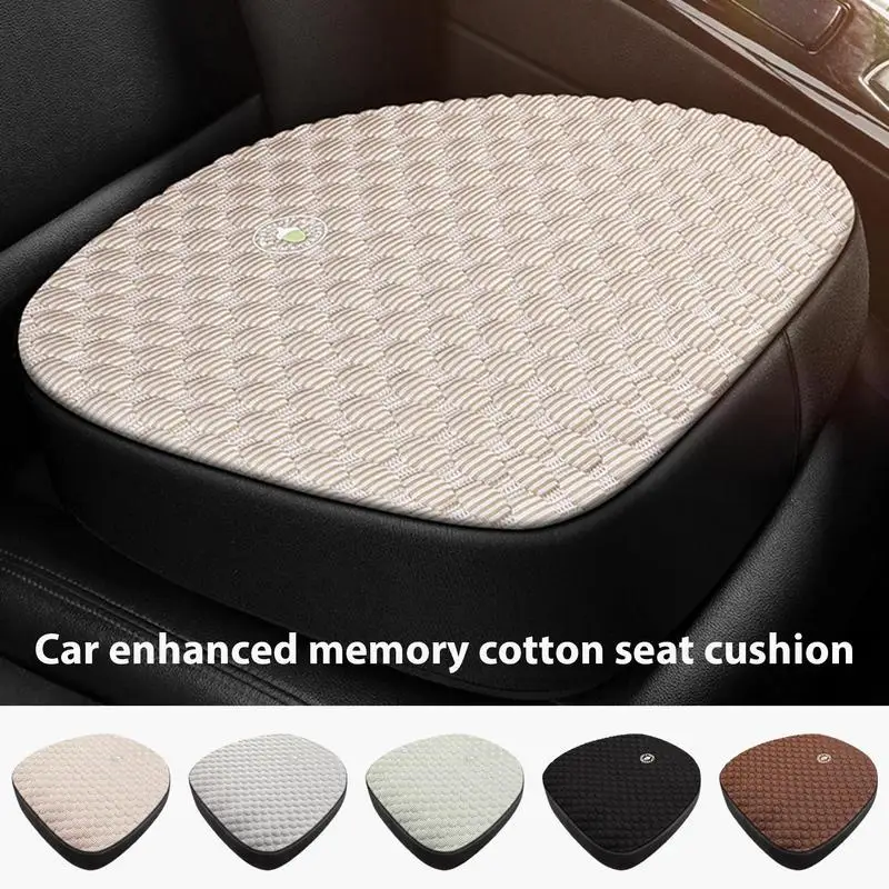 Universal Car Seat Cushion Comfortable Heightened Cars Ultra Thick Memory Foam Automotive Seat Cushions For Short Drivers
Universal Car Seat Cushion Comfortable Heightened Cars Ultra Thick Memory Foam Automotive Seat Cushions For Short Drivers
