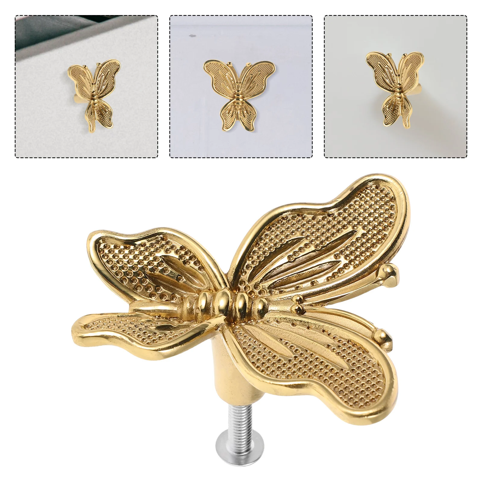 Brass Butterfly Drawer Handles Vintage Gold Finish Cabinet Pulls for Wardrobe Dresser Cupboard Furniture Hardware Easy
Brass Butterfly Drawer Handles Vintage Gold Finish Cabinet Pulls for Wardrobe Dresser Cupboard Furniture Hardware Easy