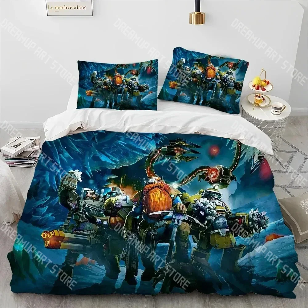 3D Print Deep Rock Galactic Game DRG Bedding Set Duvet Cover Bed Set Quilt Cover Pillowcase Comforter king Queen Size Boys Adult
3D Print Deep Rock Galactic Game DRG Bedding Set Duvet Cover Bed Set Quilt Cover Pillowcase Comforter king Queen Size Boys Adult
