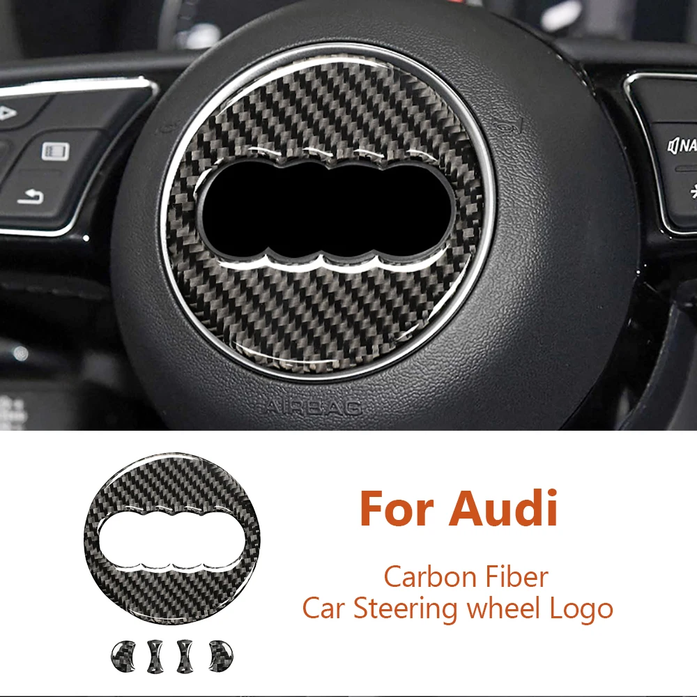 For Audi A3 A5 A4L Q2L S3 Carbon Fiber Car Steering Wheel Logo Decorative Stickers Auto Interior Car-Styling Modify Accesorios
For Audi A3 A5 A4L Q2L S3 Carbon Fiber Car Steering Wheel Logo Decorative Stickers Auto Interior Car-Styling Modify Accesorios