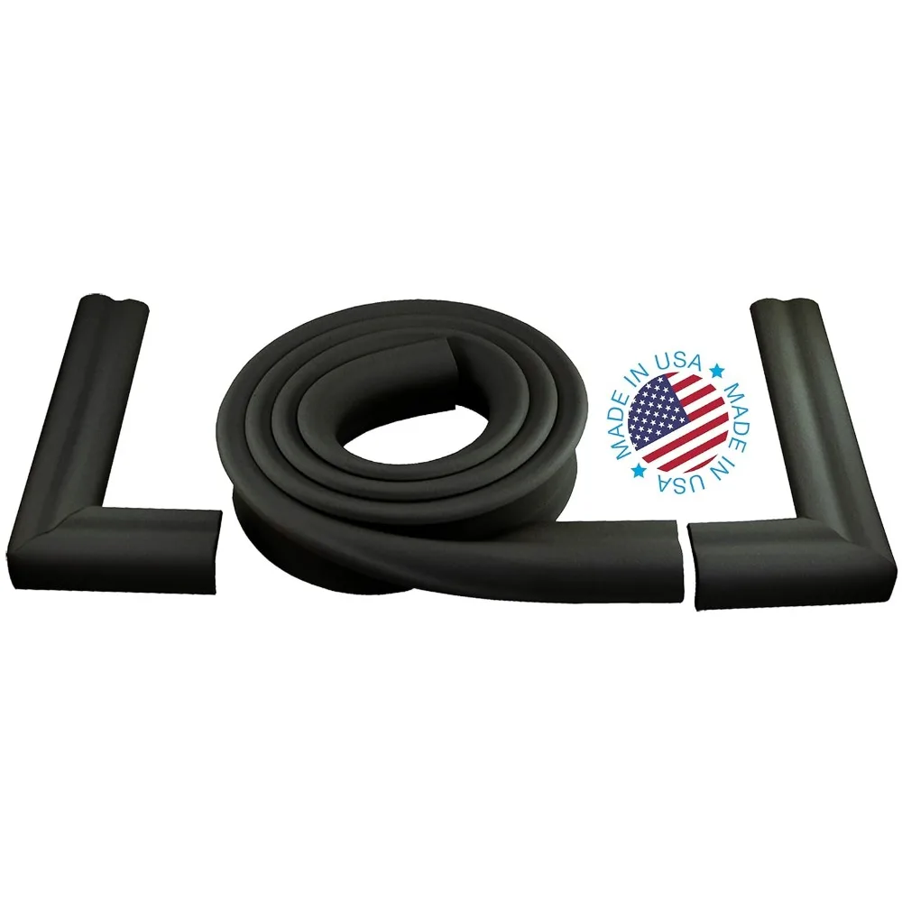 Hearth Cushion Made in USA Black 8.33 Ft of Padding Child Safety, Edge and Corner Guard, Baby Proofing Fireplace Bumper
Hearth Cushion Made in USA Black 8.33 Ft of Padding Child Safety, Edge and Corner Guard, Baby Proofing Fireplace Bumper
