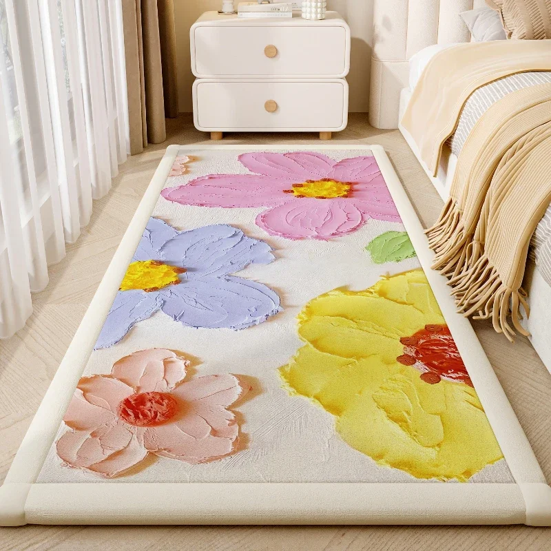 French Style Living Room Decoration Plush Carpet Home Soft Rug Flower Pattern Rugs for Bedroom Thick Anti-slip Bedside Floor Mat 
French Style Living Room Decoration Plush Carpet Home Soft Rug Flower Pattern Rugs for Bedroom Thick Anti-slip Bedside Floor Mat