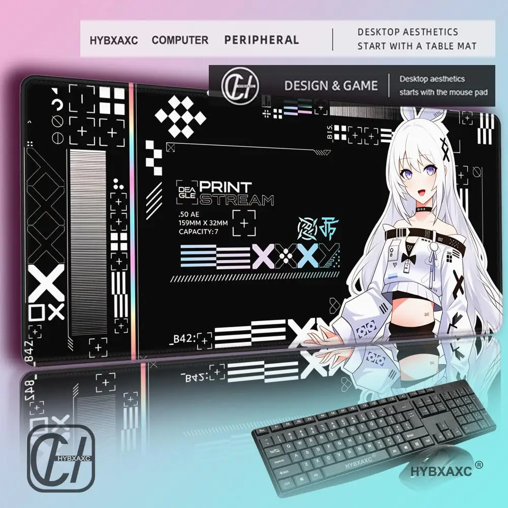 HYBXAXC Large Size Mouse Pad Art Table Pad Gaming Accessories Rubber Non-slip Keyboard Pad Accessories Carpet Tech
HYBXAXC Large Size Mouse Pad Art Table Pad Gaming Accessories Rubber Non-slip Keyboard Pad Accessories Carpet Tech