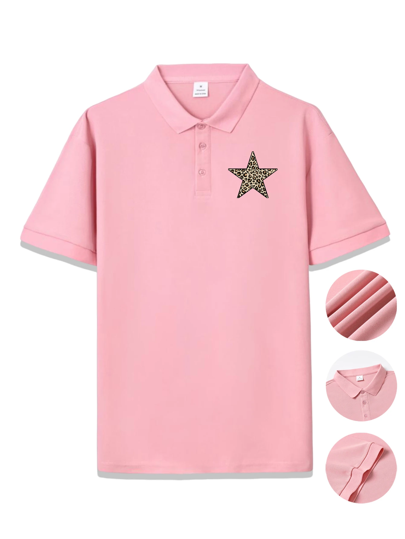Leopard Pattern Pentagram Revers Polo Shirt Women Breathable Shirts Summer New Comfortable Casual Clothes Soft Basics Paux Tops
Leopard Pattern Pentagram Revers Polo Shirt Women Breathable Shirts Summer New Comfortable Casual Clothes Soft Basics Paux Tops