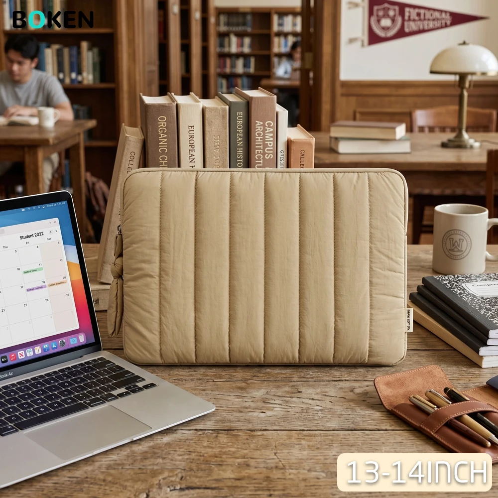 Мягкая сумка-чехол для ноутбука 13-14 дюймов для MacBook Pro/Air M4, Dell, Lenovo, с мягкой подкладкой, модная женская сумка для компьютера
Мягкая сумка-чехол для ноутбука 13-14 дюймов для MacBook Pro/Air M4, Dell, Lenovo, с мягкой подкладкой, модная женская сумка для компьютера