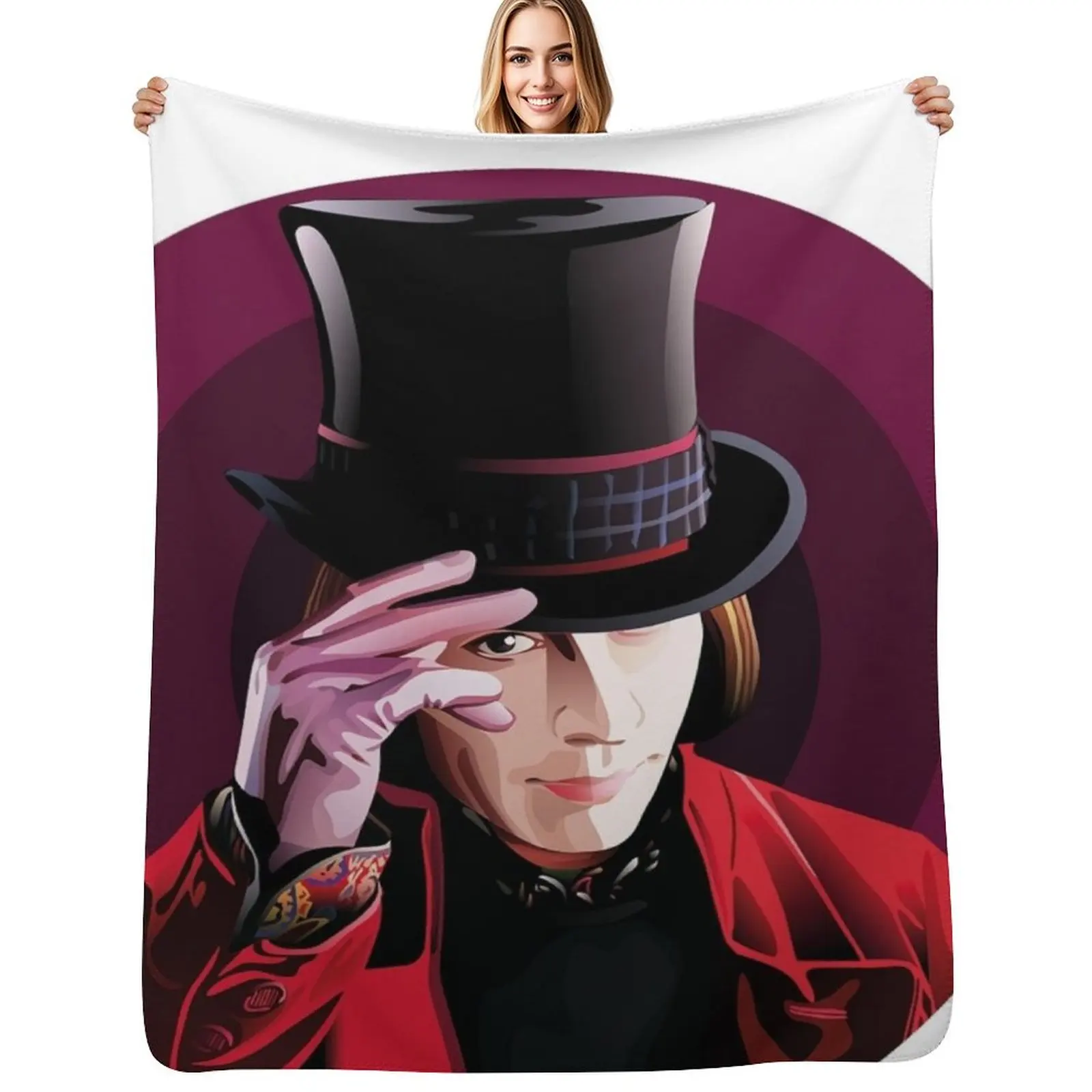 Johnny Depp - Chocolate factory Throw Blanket Wrinkle Resistant Lightweight Blanket
Johnny Depp - Chocolate factory Throw Blanket Wrinkle Resistant Lightweight Blanket