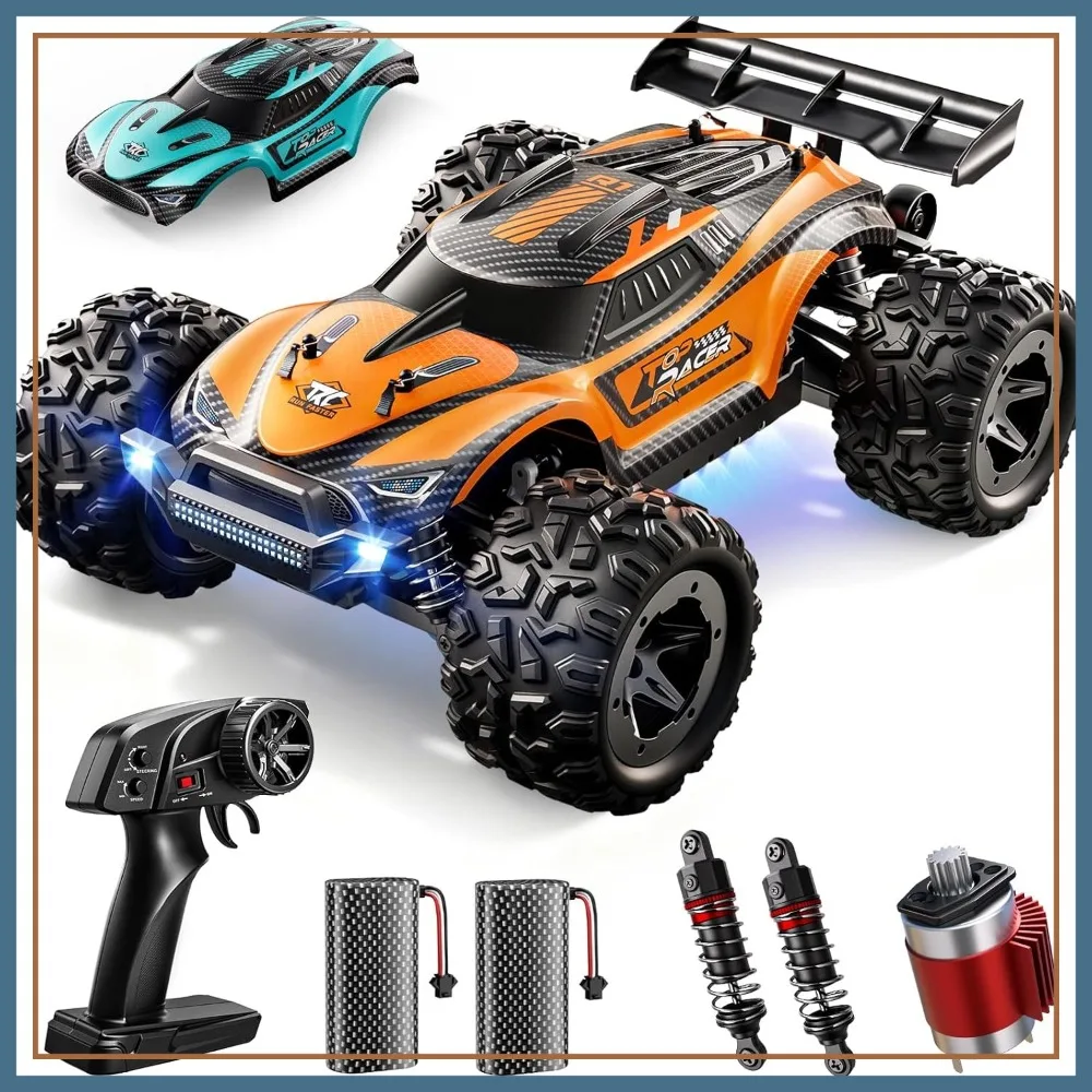 1:18 Fast RC Cars for Adults - 38+ KPH Off Road Remote Control Car - High Speed RC Monster Truck 4x4 All Terrain
1:18 Fast RC Cars for Adults - 38+ KPH Off Road Remote Control Car - High Speed RC Monster Truck 4x4 All Terrain