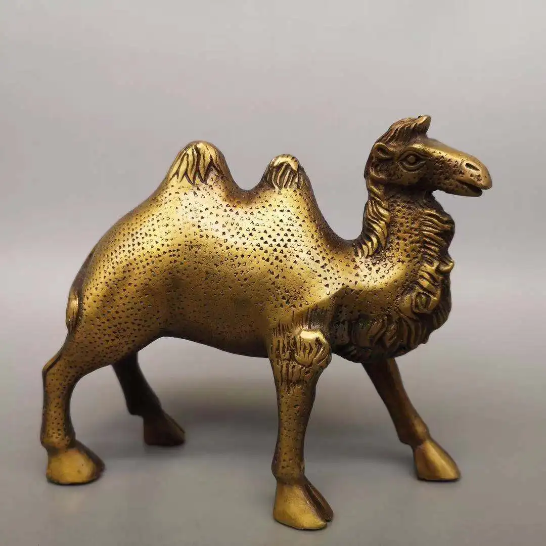 large camel ornament desert camel home pure copper bimodal camel desktop Animal statues sculptures decoration
large camel ornament desert camel home pure copper bimodal camel desktop Animal statues sculptures decoration