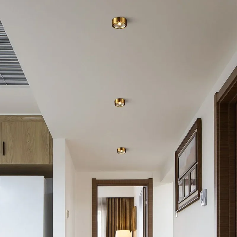 Luxury Brass Hallway Ceiling Light Downlights Lamps for Living Room Corridor Bedroom Aisle Entryway Indoor Lighting Copper 4000K
Luxury Brass Hallway Ceiling Light Downlights Lamps for Living Room Corridor Bedroom Aisle Entryway Indoor Lighting Copper 4000K