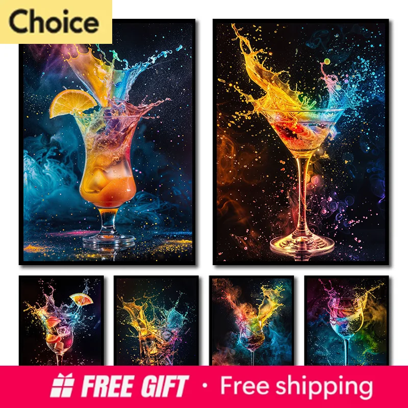 2026 Glass Whiskey Wine Cocktail Drink Explosion Colors Splash Poster Print Diamond Painting Wall Art Picture Kitchen Bar Club
2026 Glass Whiskey Wine Cocktail Drink Explosion Colors Splash Poster Print Diamond Painting Wall Art Picture Kitchen Bar Club