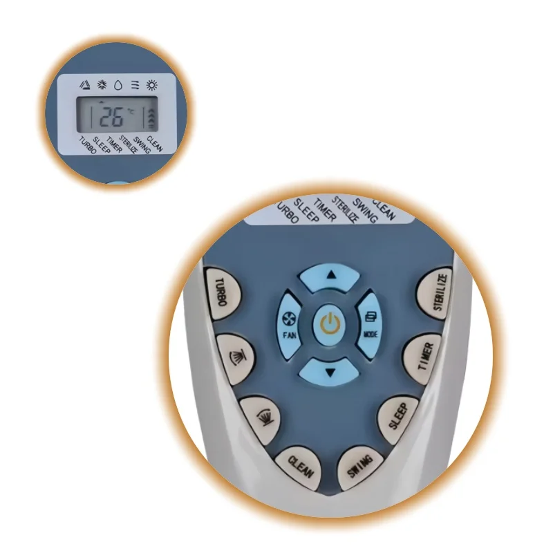 DG11E4 Air Conditioner Remote Control High Sensitivity Stable Signal Easy-to-Use Direct Replacement for Home Appliances
DG11E4 Air Conditioner Remote Control High Sensitivity Stable Signal Easy-to-Use Direct Replacement for Home Appliances