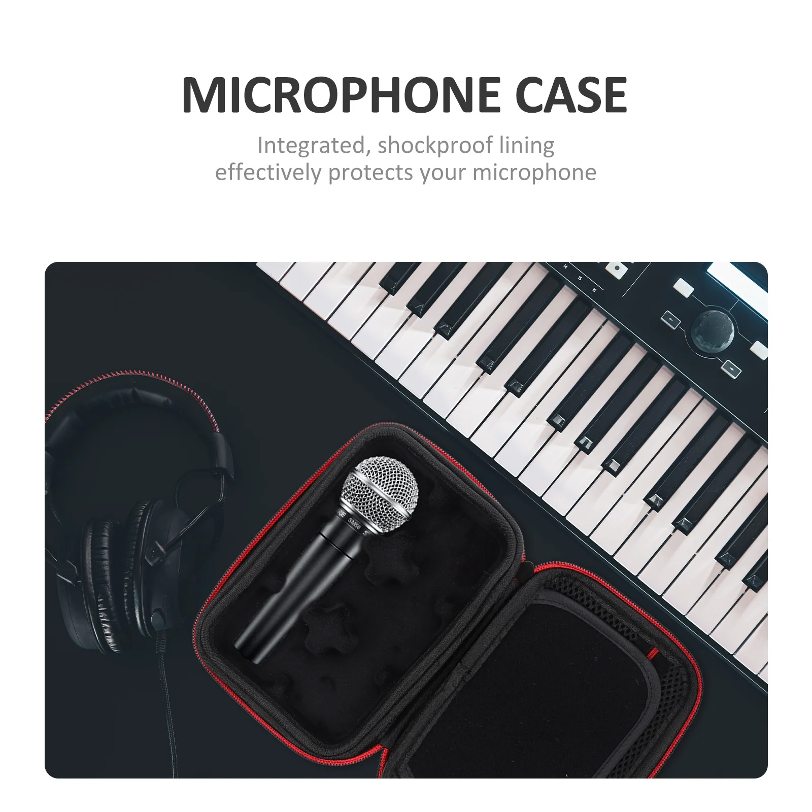 Wireless Mic Carrying Case Scratch Resistant Sunlight Dust Proof Small Light Backpack Suitcase Compatible Microphone
Wireless Mic Carrying Case Scratch Resistant Sunlight Dust Proof Small Light Backpack Suitcase Compatible Microphone
