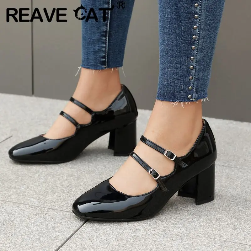 REAVE CAT модные женские туфли-лодочки с круглым носком на массивном каблуке 6,5 см, офисные женские туфли для вечеринок, лаконичный размер 49 50
REAVE CAT модные женские туфли-лодочки с круглым носком на массивном каблуке 6,5 см, офисные женские туфли для вечеринок, лаконичный размер 49 50