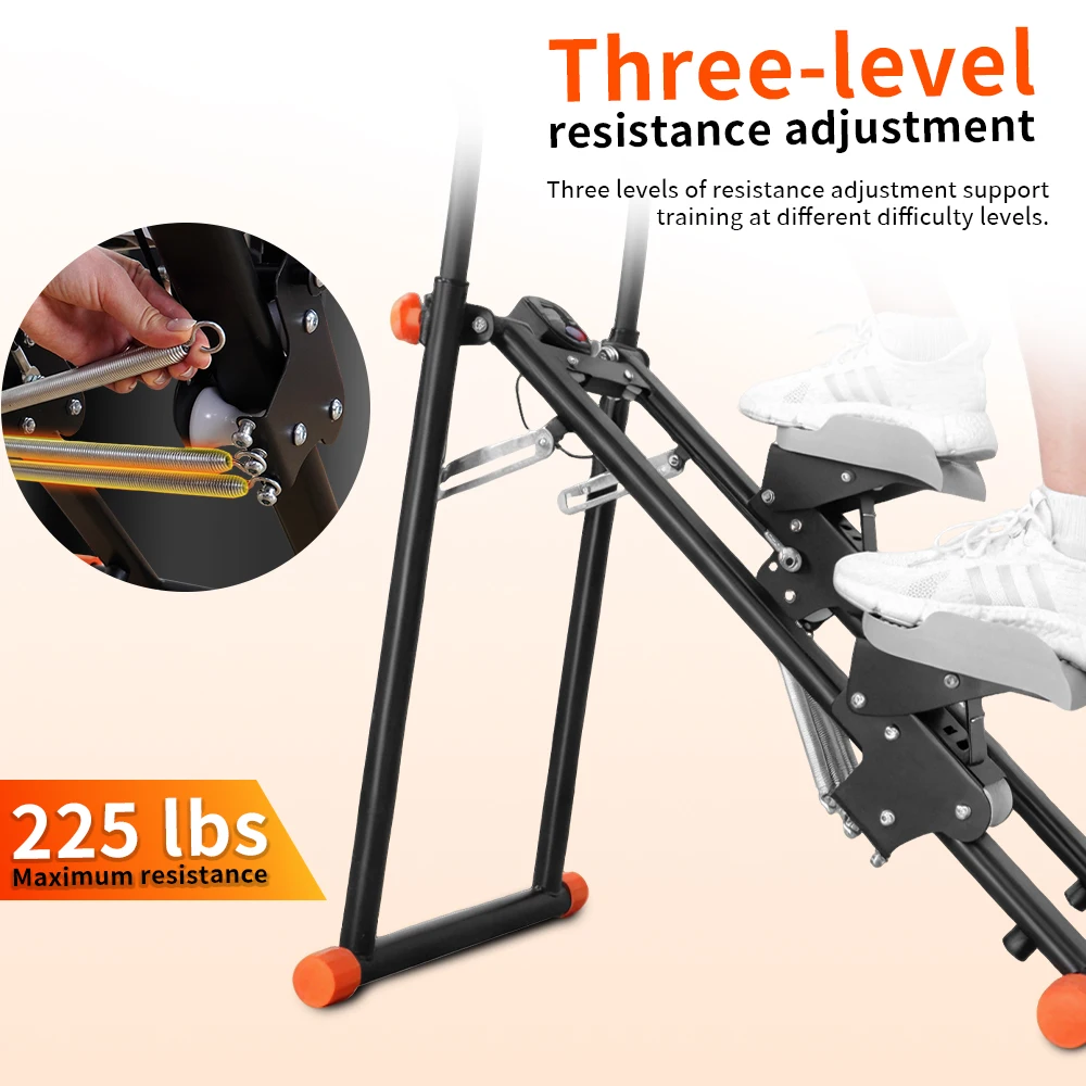 Silent Multifunctional Collapsible In-Place Stepper New Home Exercise Fitness Climbing Machine Stair Climber Manual Operation
Silent Multifunctional Collapsible In-Place Stepper New Home Exercise Fitness Climbing Machine Stair Climber Manual Operation