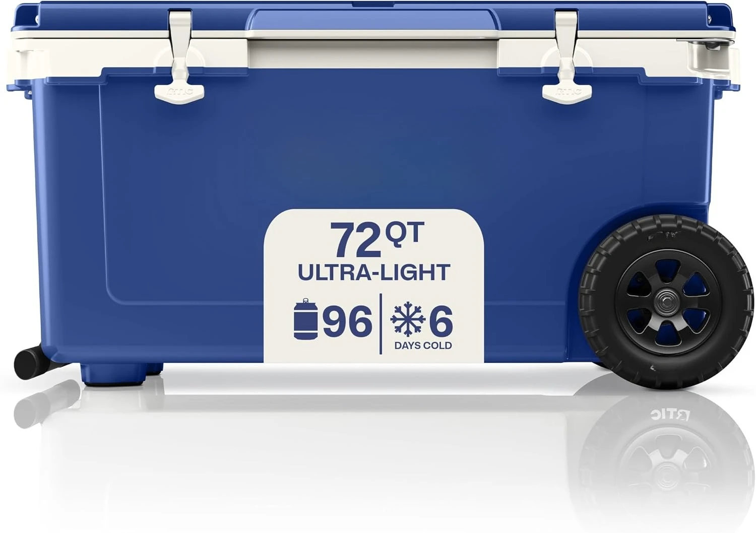 72 Quart Ultra Light Wheeled Hard Insulated Ice Chest Cooler Box, Portable Leakproof Beverage Storage Container, 30% Lighter Than Traditional Rotomolded Coolers for Beach, Camping, Fishing & Barbecue
72 Quart Ultra Light Wheeled Hard Insulated Ice Chest Cooler Box, Portable Leakproof Beverage Storage Container, 30% Lighter Than Traditional Rotomolded Coolers for Beach, Camping, Fishing & Barbecue