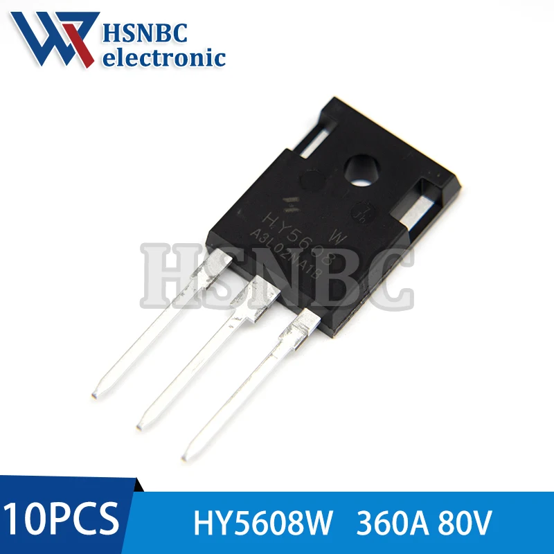 10Pcs/Lot HY5608W HY5608 TO-247 360A 80V N-Channel Power MOSFET Transistor 100% New Original
10Pcs/Lot HY5608W HY5608 TO-247 360A 80V N-Channel Power MOSFET Transistor 100% New Original