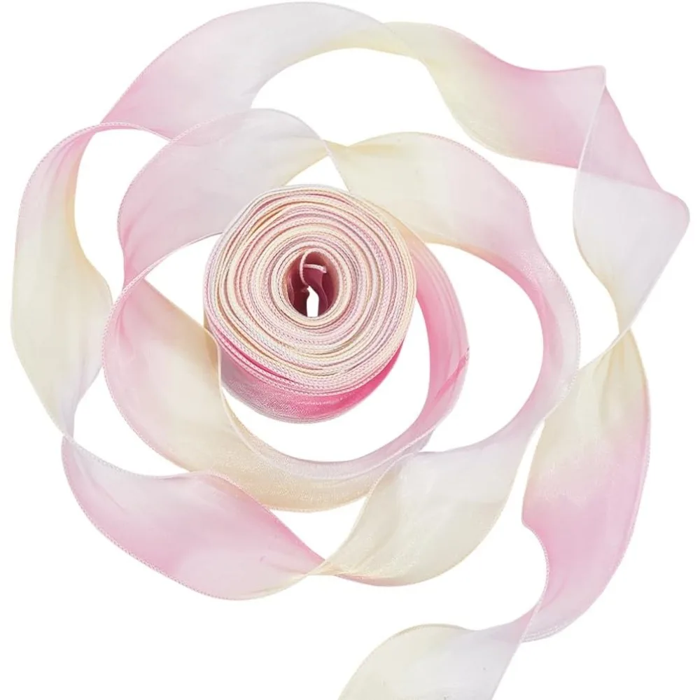 1 Bag Gradient Color Organza Ribbon for Bowknot Tie Sew on Hair Barrette Accessories Pink 2-3/8 inch(60mm)
1 Bag Gradient Color Organza Ribbon for Bowknot Tie Sew on Hair Barrette Accessories Pink 2-3/8 inch(60mm)