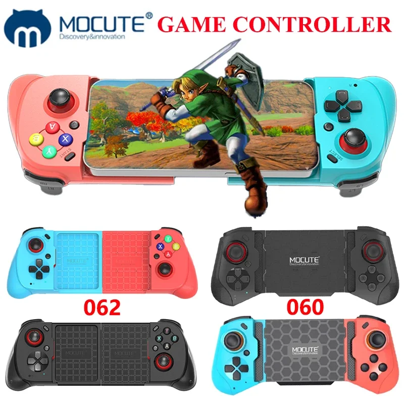 Mocute 060/062 Gaming Controller Gamepad for IPhone Android Mobile Phone Controller Wireless Bluetooth Joypad for IOS Android PC
Mocute 060/062 Gaming Controller Gamepad for IPhone Android Mobile Phone Controller Wireless Bluetooth Joypad for IOS Android PC