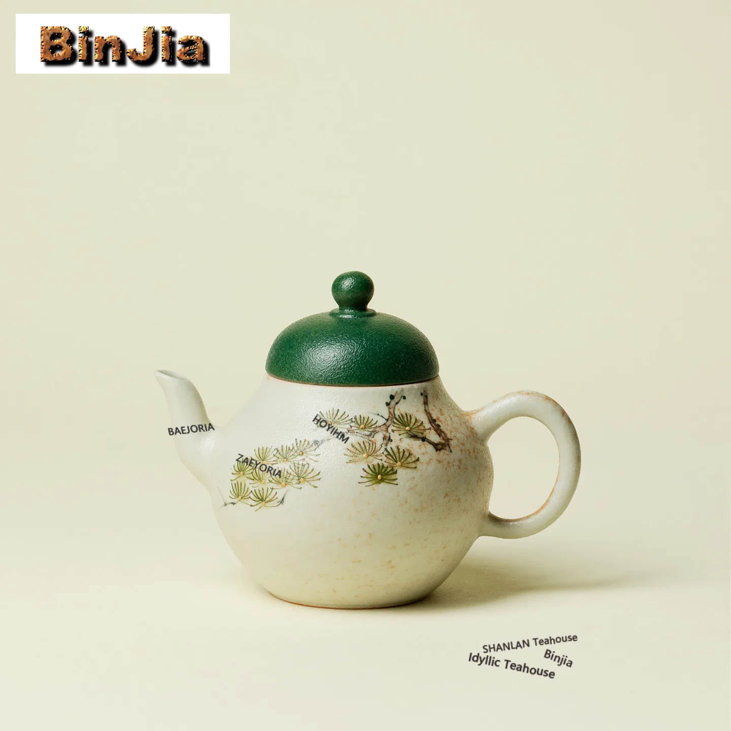 140ml Hand-painted Green Pine Pear-shaped Teapot Boutique Tea Infuser Pot Tea Maker Kettle With Strainer Cha Accessories Gift
140ml Hand-painted Green Pine Pear-shaped Teapot Boutique Tea Infuser Pot Tea Maker Kettle With Strainer Cha Accessories Gift
